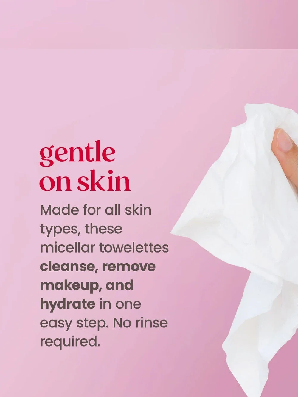 🍒 5/$20 Burt's Bees 3in1 Makeup Remover Wipes Micellar Rose Water 30ct Natural